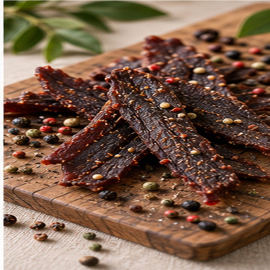 No sugar added beef jerky, a high protein keto snack