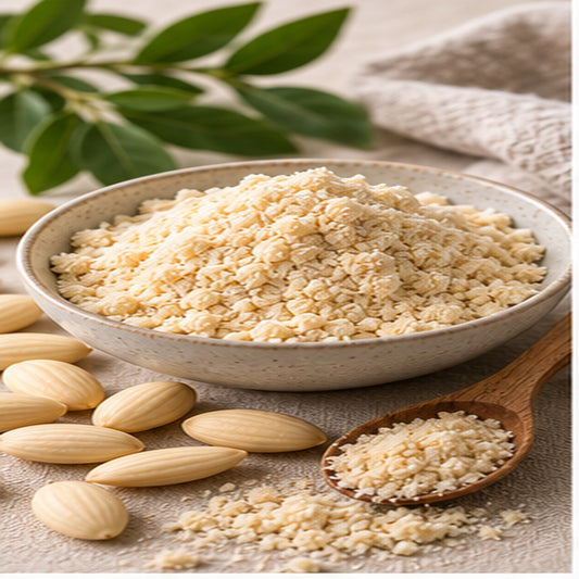Superfine blanched almond flour, a low carb flour for keto baking