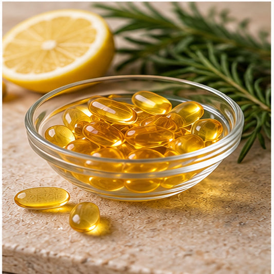 Omega 3 fish oil capsules high in EPA and DHA