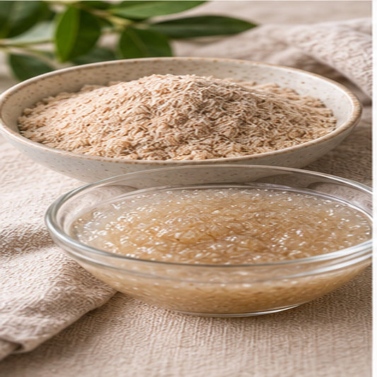 Psyllium husk powder, the fiber that gives keto bread its structure